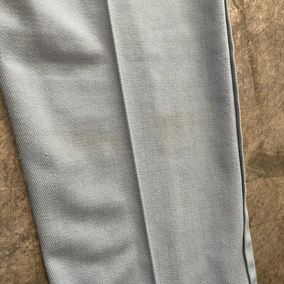 Vintage Levi's BIG E 60s 70s Black Gold Tab Staprest Baby Blue Jeans Womens 26 - Picture 12 of 12